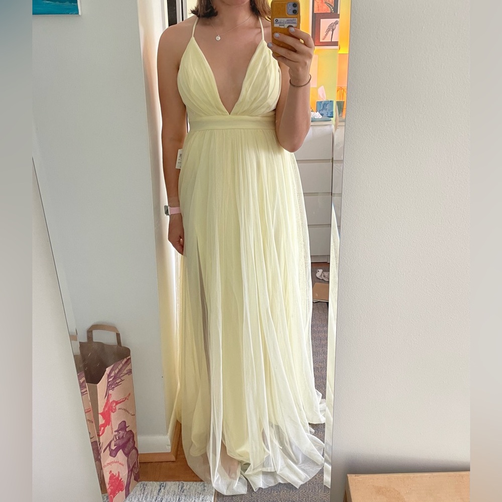 Windsor Formal Yellow Prom Dress Size 3 NWT